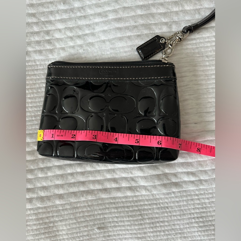 Coach Patent Leather Wristlet - Picture 5 of 6
